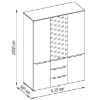 Obrazek Szafa Vincent H 5D3S