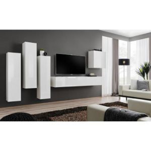 Obrazek Szafka RTV Wisząca Switch SW1 Biały 