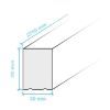 Obrazek Lamele ścienne 3D dąb catania 30x38x2750mm