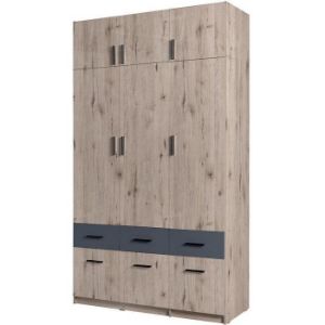 Obrazek Szafa Snow 04 3-D 6-S Wellington/Grafit 