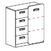 Obrazek Komoda Lorento L6
