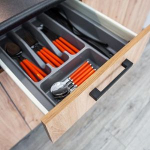 Obrazek Szafka Kuchenna Clara D60pk 2133 P/L Szary Grafit/Artisan