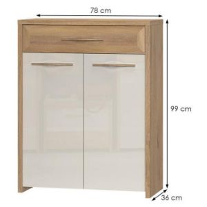 Obrazek Komoda Gala Cpl21 Pacific Walnut/Beige