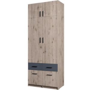 Obrazek Szafa Snow 03 2-D 4-S Wellington/Grafit 