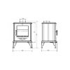 Obrazek Piec kominkowy P8 7.9kW Eko
