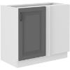 Obrazek Szafka kuchenna Stilo dustgrey/biały 105 nd 1f bb