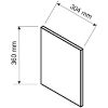 Obrazek Panel boczny Max 360x304 jasno beżowy 