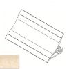 Obrazek Listwa przyblatowa 3m 20x20 – koloseum LWS-014