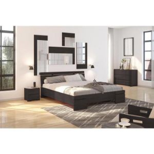 Obrazek Łóżko sosnowe Skandica Sparta maxi 180X200 palisander 