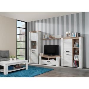 Obrazek Witryna Kent POP N biały dąb 11008836
