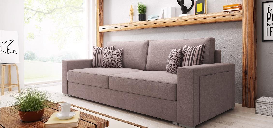 Opcja na popołudniowe drzemki - sofa rozkładana