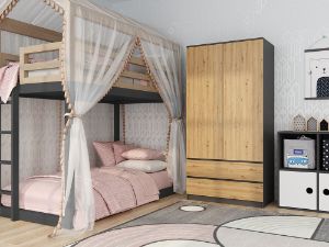 Obrazek Szafa Umo S2 antracyt/dąb artisan