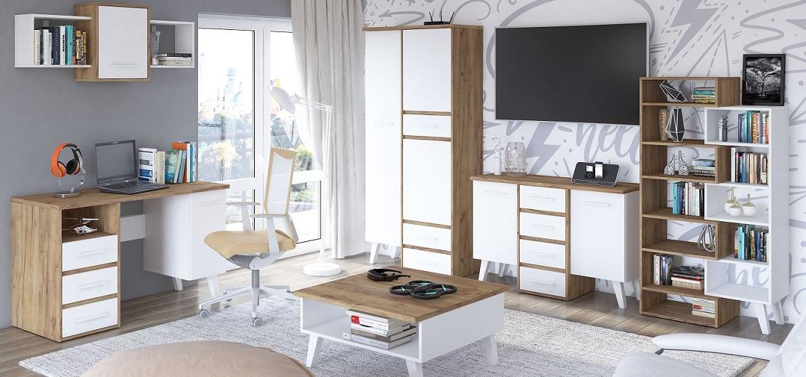 System Nordis craft złoty/biały