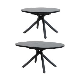 Obrazek  Stół Draco B10038-120(160)X120 czarny mat 