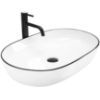 Obrazek Umywalka nablatowa Cleo 61 Black Edge