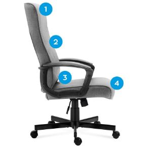 Obrazek Fotel biurowy Markadler Boss 3.2 Grey 