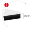 Obrazek Biurko gamingowe HZ-Hero 5.0 white