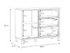 Obrazek Komoda Hayato HYTK221-M215