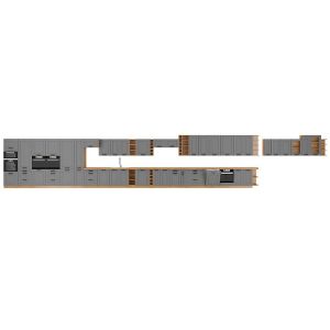 Obrazek Szafka kuchenna Luna dustgrey/artisan 40GS-72 1F