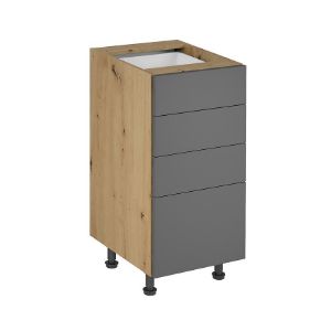 Szafka kuchenna Langen d40s4 push grey