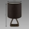 Obrazek Lampa ATENA E14 A BLACK 04058 LB1 