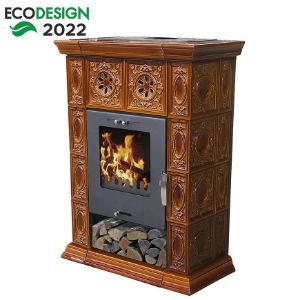 Piec stalowo-kaflowy Weimar II goldbrown 7 kw
