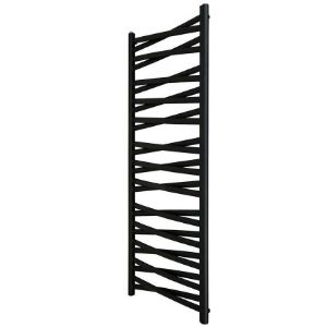 Obrazek Grzejnik łazienkowy Łezka 3D Ł3DX 2640 czarny 1435x440 mm 