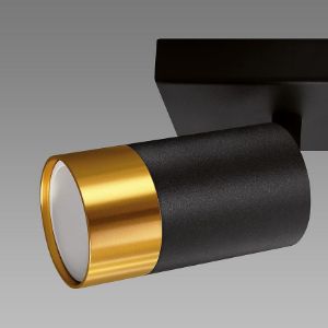 Obrazek Lampa PUZON SPT GU10 3L BLACK/GOLD 04127 LS3
