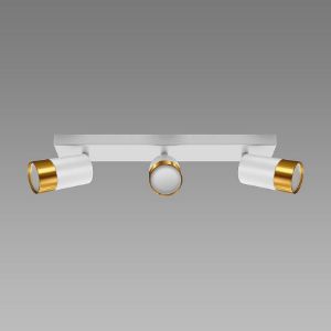 Obrazek Lampa PUZON SPT GU10 3L WHITE/GOLD 04126 LS3 