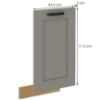Obrazek Front kuchenny Luna claygrey/artisan 713x446
