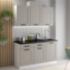 Obrazek Szafka kuchenna Luna claygrey/biały 60DKS-210 3S 1F