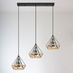 Obrazek Lampa 2200134-3 BLACK PAINTED LW3