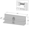 Obrazek Meblościanka Durango 279,6x196 DRGM01B dczar/dszlach