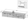 Obrazek Meblościanka Durango 279,6x196 DRGM01B dczar/dszlach
