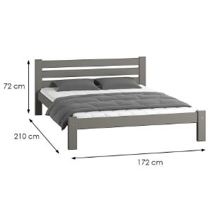 Obrazek Łóżko Adek 180 szare 