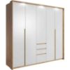 Obrazek Szafa 230 cm + Listwa Led Biała/Craft