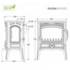 Obrazek Piec kominkowy Premium SELENA 6.5kW Eco