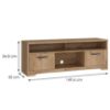 Obrazek Szafka RTV Jodaki JDKT121-D89