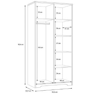 Obrazek Szafa Jodaki JDKS821-D89
