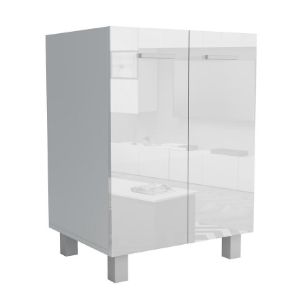 Szafka kuchenna Lucjan 60D 2F LUX biały