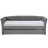 Obrazek Sofa Melo szara – z dwoma łóżkami