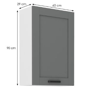 Obrazek  Szafka kuchenna Luna dustgrey/biały 60G-90 1F 