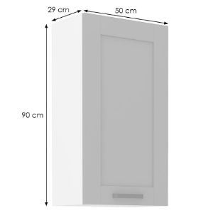 Obrazek Szafka kuchenna Luna dustgrey/biały 50G-90 1F 