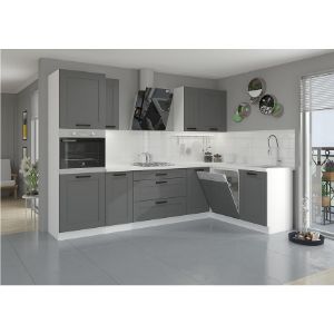 Obrazek Szafka kuchenna Luna dustgrey/biały 45G-90 1F 