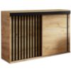 Obrazek Komoda Malani 140 craft+craft+czarny