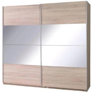 Szafa Twister 2 dąb sonoma/lustro 225 cm