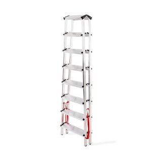 Obrazek Drabina aluminowa dwustronna 8 stopniowa 125 kg 