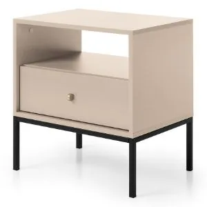 Stolik Nocny Mono Ms54 Beżowy 
