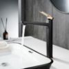 Obrazek Bateria umywalkowa wysoka Royal Black Rose Gold