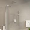 Obrazek Parma system prysznicowy podtynkowy biały/chrom